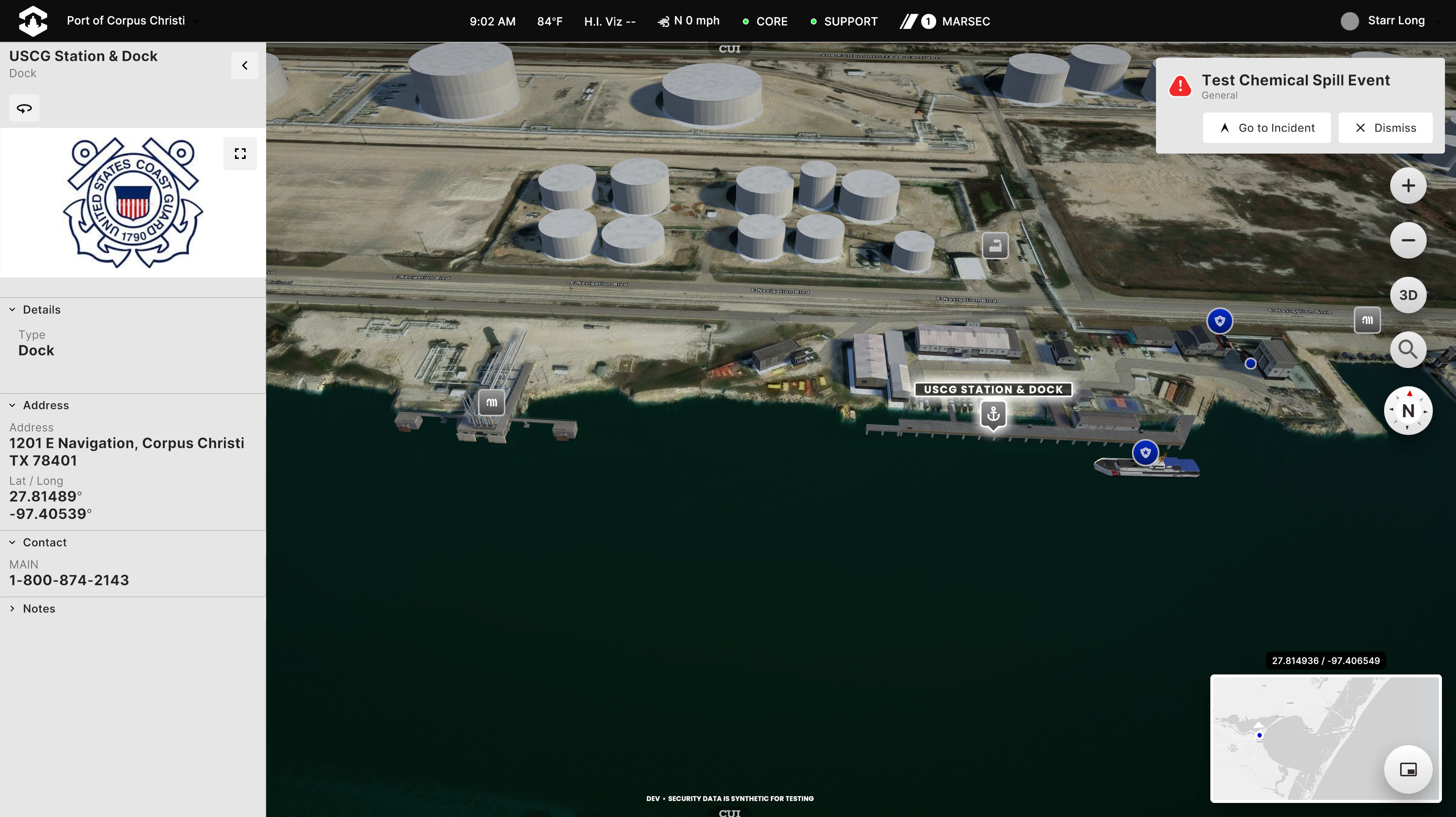optics facilities uscg